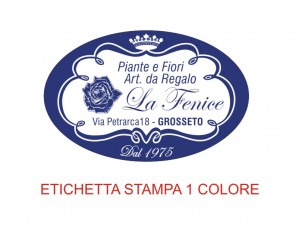 Etichette adesive per fioristi, fiorai e vivaisti (mm 47x30)  (cod.47G)